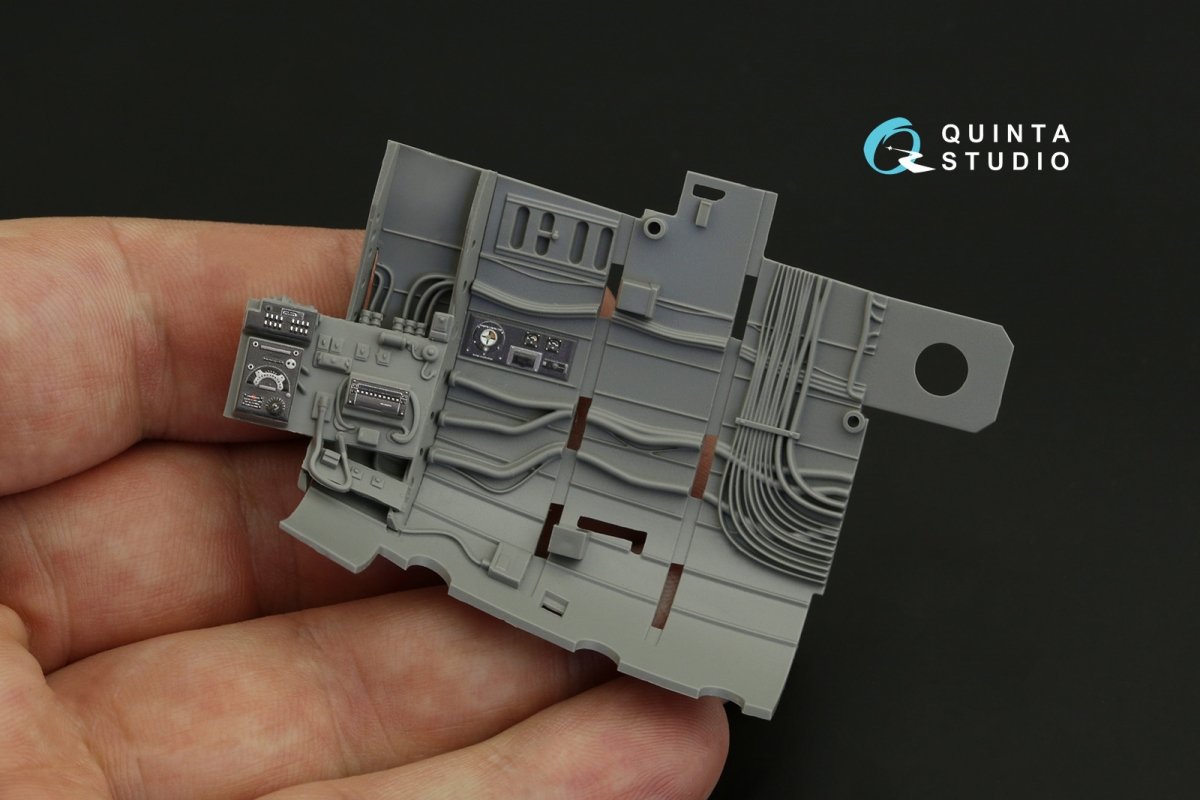 Intérieur imprimé en 3D et coloré sur papier décalcomanie Quinta Studio QD32150 Avro Lancaster B. Mk.I/III (Border Model) à l&amp;#39;échelle 1/32 – Bild 12