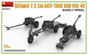 MiniArt 35394 Canon antichar allemand PAK 40 de 7,5 cm. Première version, échelle 1/35 – imagen 5