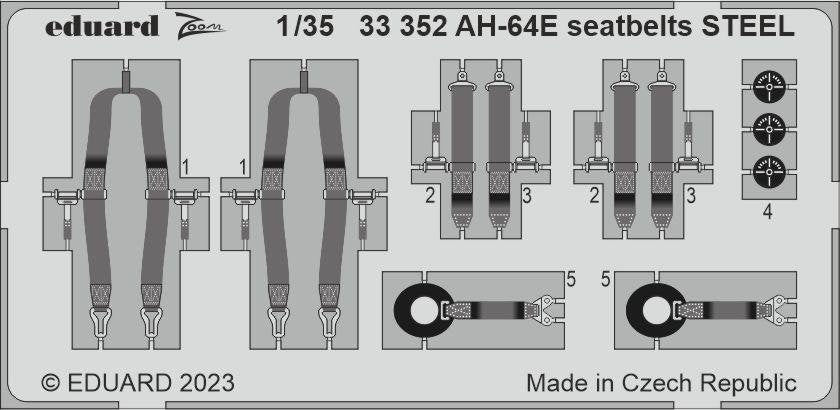 Eduard BIG33154 AH-64E TAKOM 1/35 – immagine 2