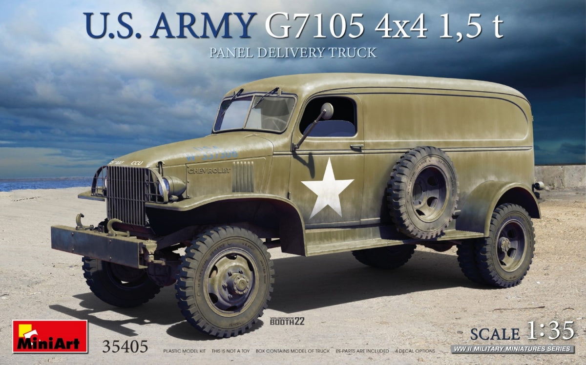 MiniArt 35405 Armée américaine G7105 Camion de livraison de panneaux 4x4 1,5 t 1/35