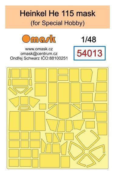Omask 54013 Heinkel He 115 (pour passe-temps spécial) 1/48