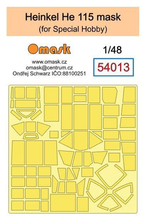 Omask 54013 Heinkel He 115 (pour passe-temps spécial) 1/48