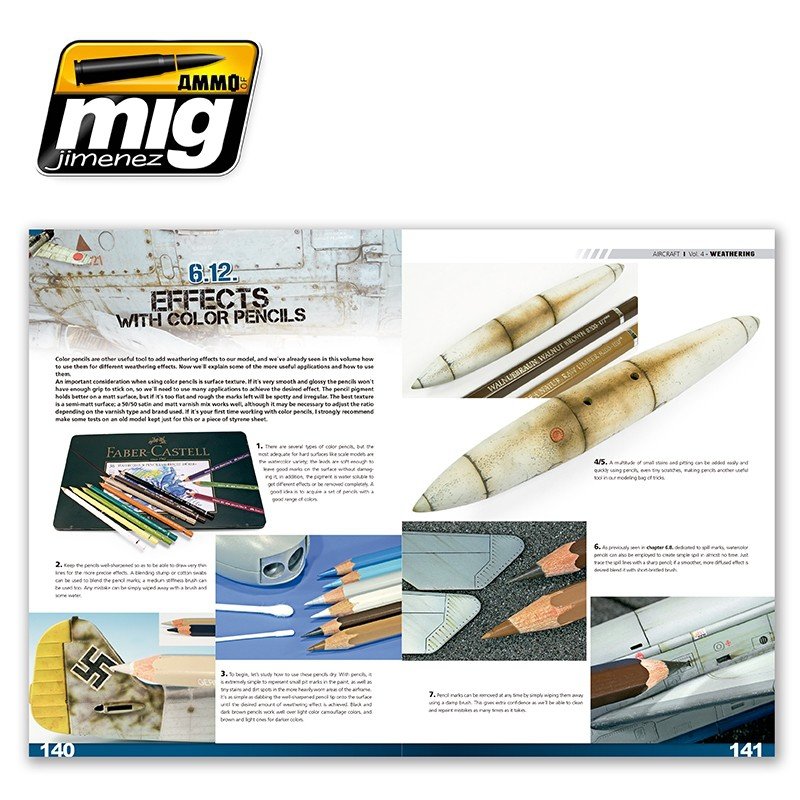 AMMO de Mig Jimenez 6053 ENCYCLOPÉDIE DES TECHNIQUES DE MODÉLISATION D&amp;#39;AVIONS VOL.4 : VIEILLISSEMENT (ANGLAIS) – Bild 7