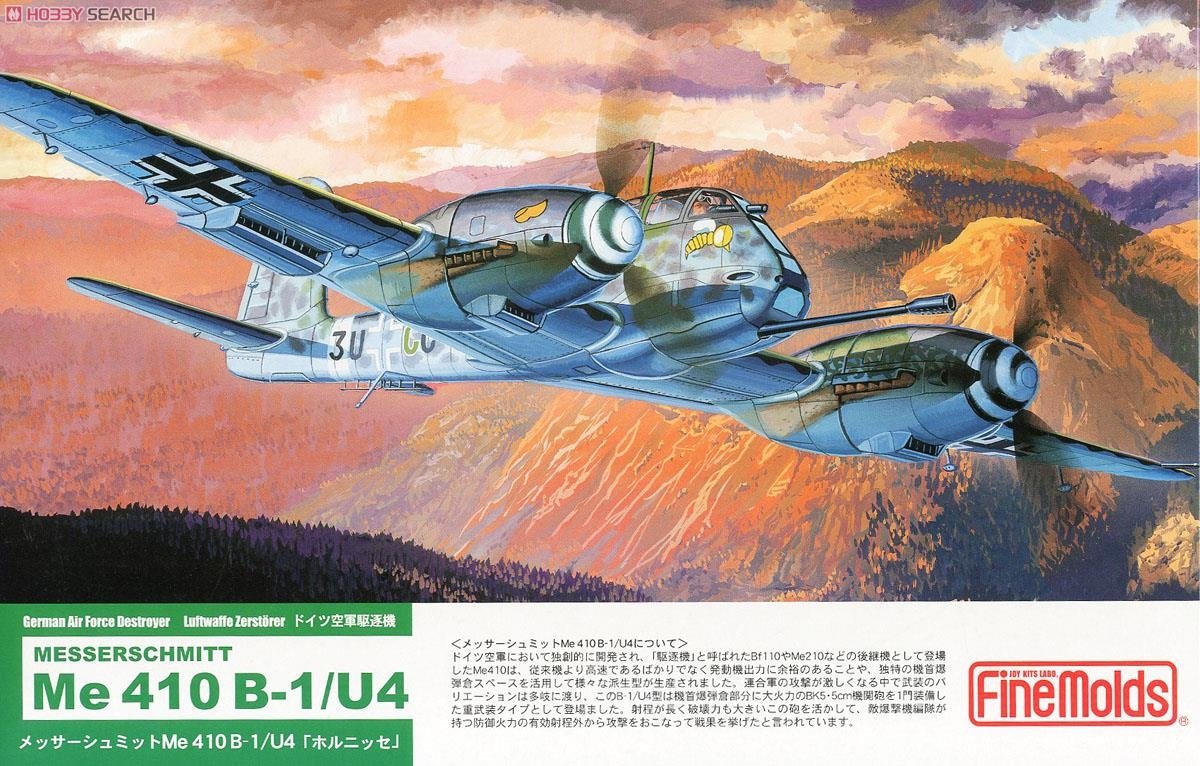 Fine Molds FL10 Messerschmitt Me 410 B-1/U4 1/72 