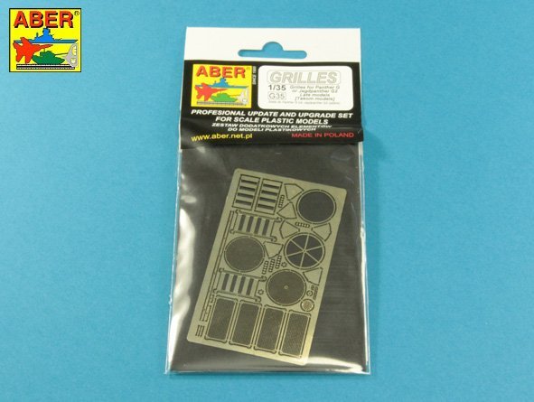 Grilles Aber 35G35 pour Panther, Ausf.G; Jagdpanther, Ausf.G2 - Modèles récents pour Takom 1/35 – image 2
