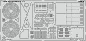 Eduard 32424 MiG-29UB TROMPETTE extérieur 1/32