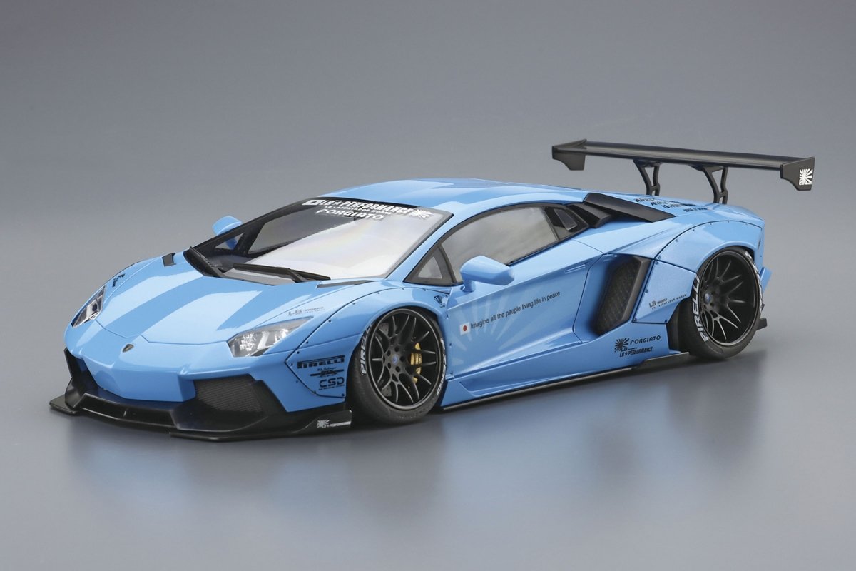 Aoshima 05989 LB-WORKS Lamborghini Aventador Ver.1 1/24 – image 3