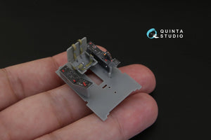Intérieur imprimé en 3D et coloré sur papier décalcomanie Quinta Studio QD48109 F4U-4 (pour kit HobbyBoss) 1/48  – immagine 5