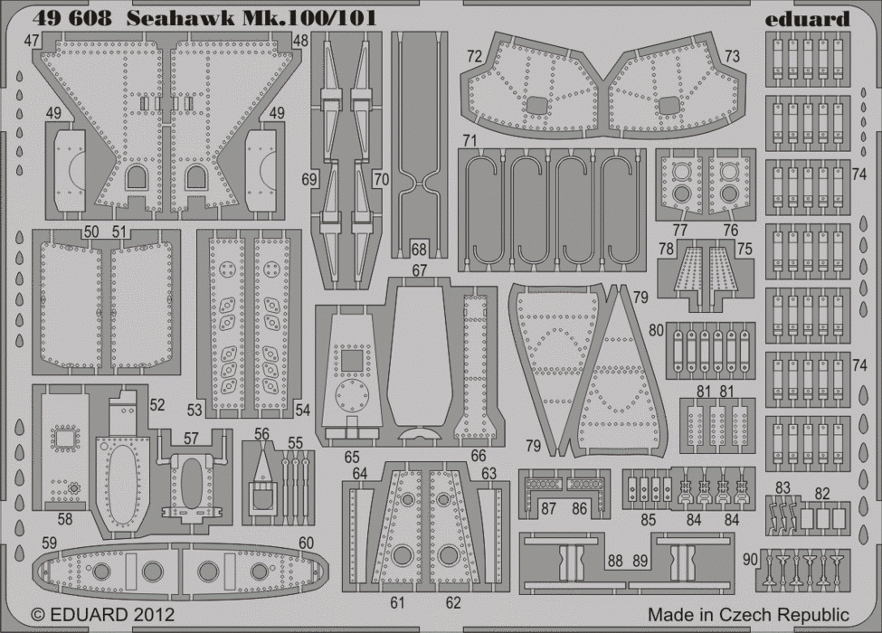 Eduard 49608 Seahawk Mk.100/101 SA 1/48 TROMPETTE – image 2