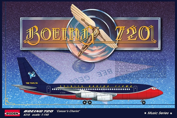 Roden 318 Boeing 720 Chariot de César 1/144