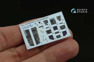 Quinta Studio QDS-48284 F/A-18A++ 3D-Printed &amp;amp; coloured Interior on decal paper (Hasegawa) (Small version) 1/48 – zdjęcie 4