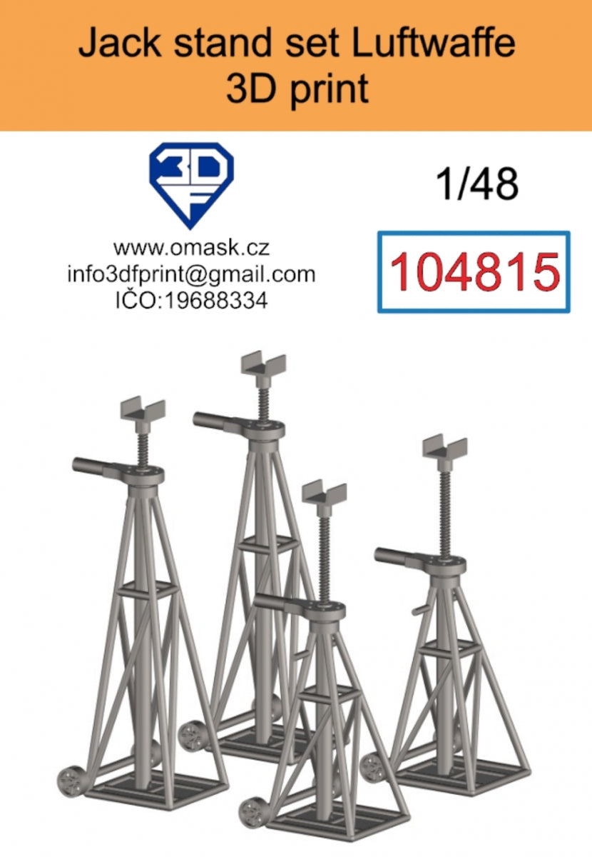Omask 104815 Ensemble de chandelles Luftwaffe impression 3D 1/48