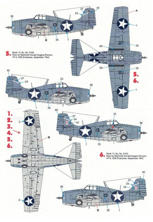 Techmod 48131 Grumman F4F-4 Wildcat 1/48 – imagen 6