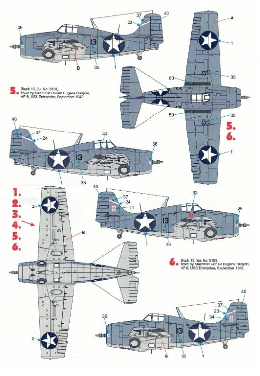 Techmod 48131 Grumman F4F-4 Wildcat 1/48 – imagen 6