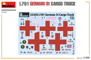 Miniart 35450 L701 Camion cargo allemand 3T 1/35 – image 2