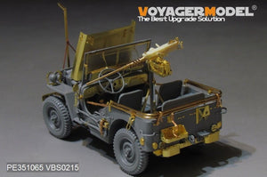 Maquette Voyager PE351065 Jeep Willys MB américaine de la Seconde Guerre mondiale pour TAKOM 2126 au 1/35 – immagine 12