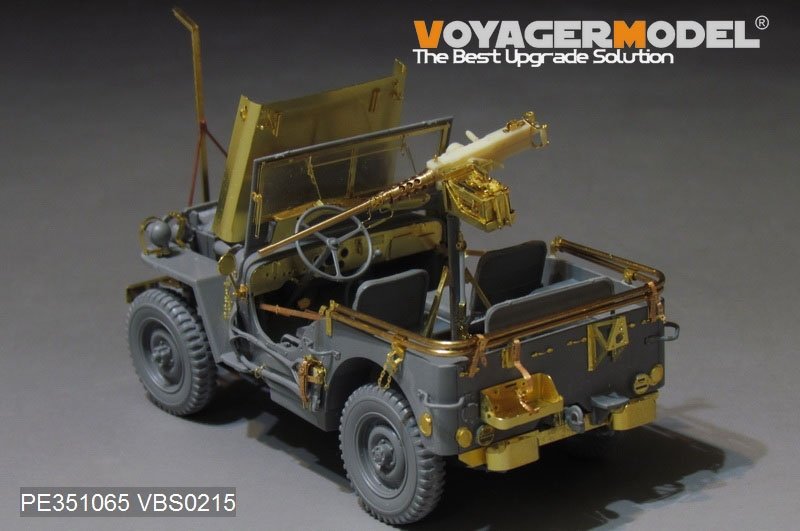 Maquette Voyager PE351065 Jeep Willys MB américaine de la Seconde Guerre mondiale pour TAKOM 2126 au 1/35 – immagine 12