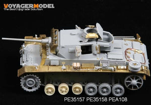 Maquette Voyager PE35158 Ailes de la Seconde Guerre mondiale pour Panzer III version intermédiaire/tardive (pour DRAGON) 1/35  – Bild 4