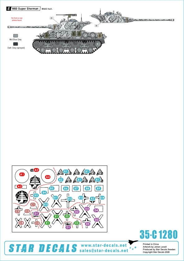 Star Decals 35-C1280 Chars et véhicules blindés libanais 10 1/35 – immagine 2