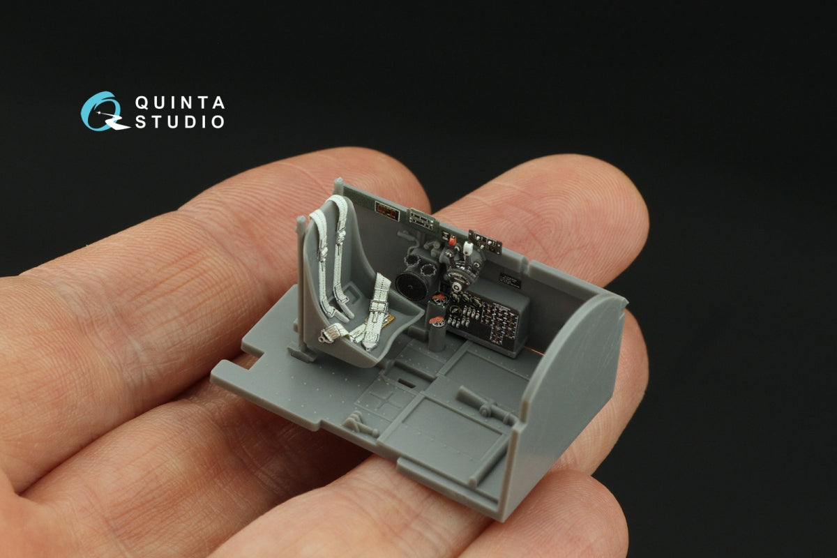Intérieur coloré imprimé en 3D sur papier décalcomanie Quinta Studio QD48422 P-47M Thunderbolt (Tamiya) 1/48 – immagine 6