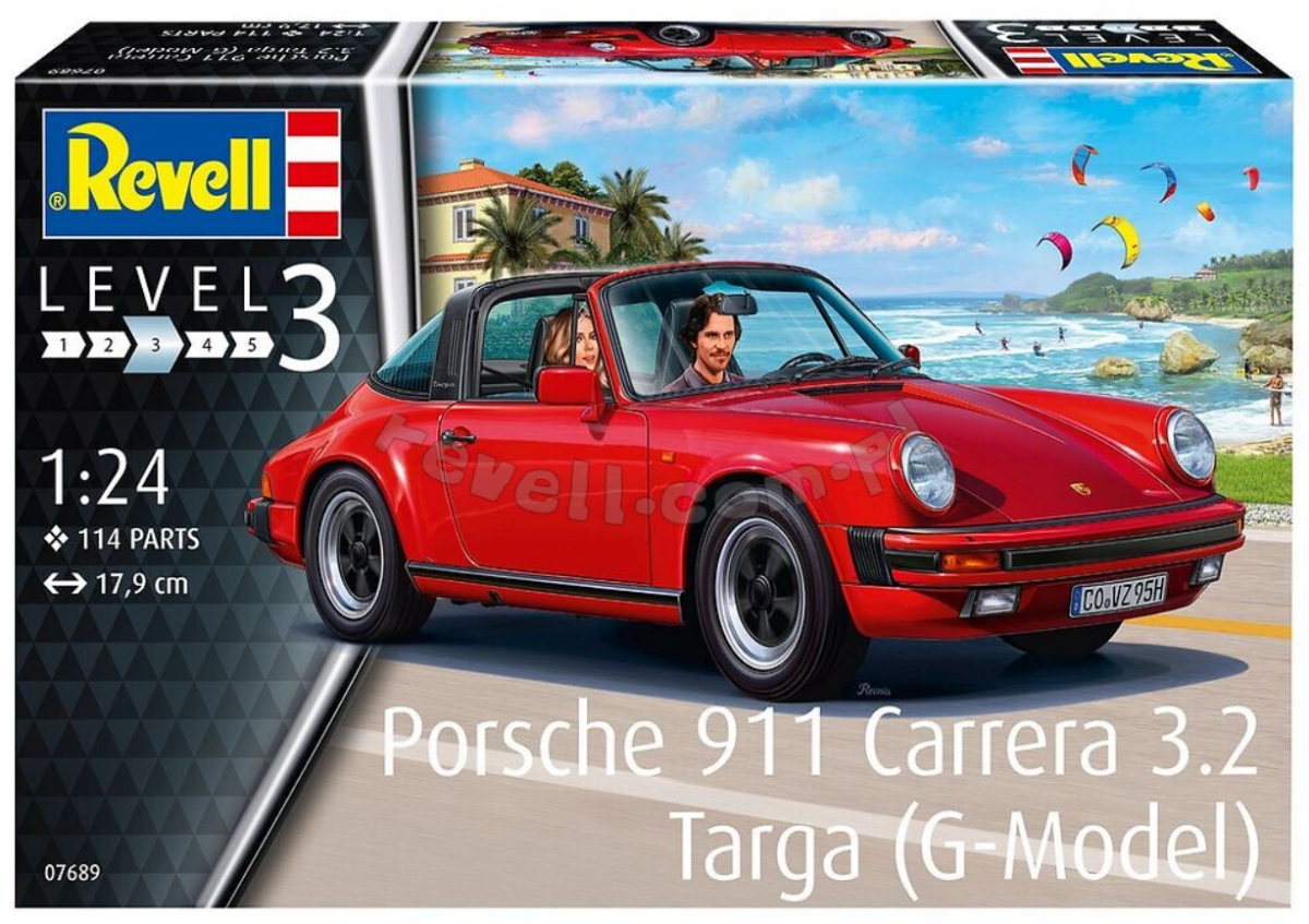 Revell 07689 Porsche 911 G Modèle Targa 1/24