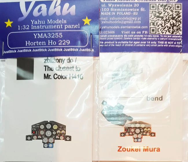 Yahu YMA3255 Horten Ho 229 pour Zoukei Mura 1/32