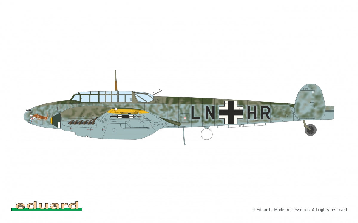 Eduard 8409 Bf 110D 1/48 – imagen 3
