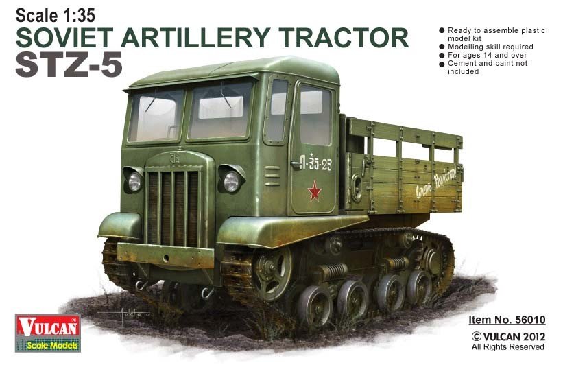 Vulcan 56010 TRACKER D'ARTILLERIE SOVIÉTIQUE (1/35)
