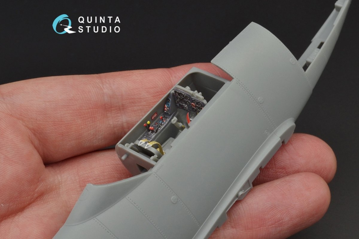 Intérieur imprimé en 3D et coloré sur papier décalcomanie Quinta Studio QD48089 Me-262A (pour kit HobbyBoss) 1/48  – image 10
