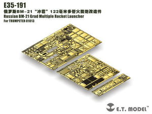 ET Model E35-191 Russian BM-21 Grad Multiple Rocket Launcher (For TRUMPETER 01013) (1/35)