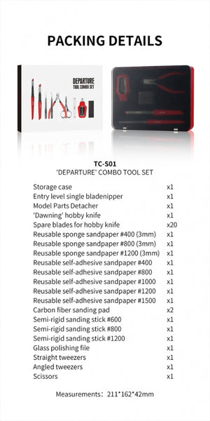 Ensemble d&amp;#39;outils combinés DSPIAE TC-S01 « Départ » – Bild 2