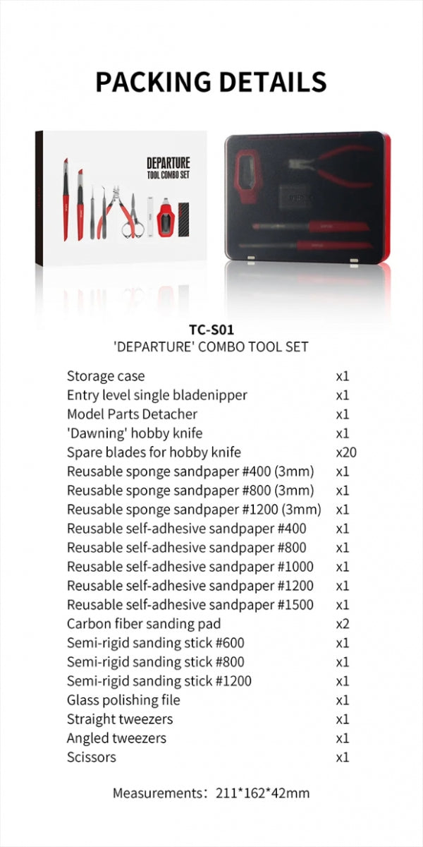 Ensemble d&amp;#39;outils combinés DSPIAE TC-S01 « Départ » – Bild 2