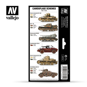 Vallejo 71645 Italian WWII Regio Esercito Camo Colors 8 x 17 ml – zdjęcie 2