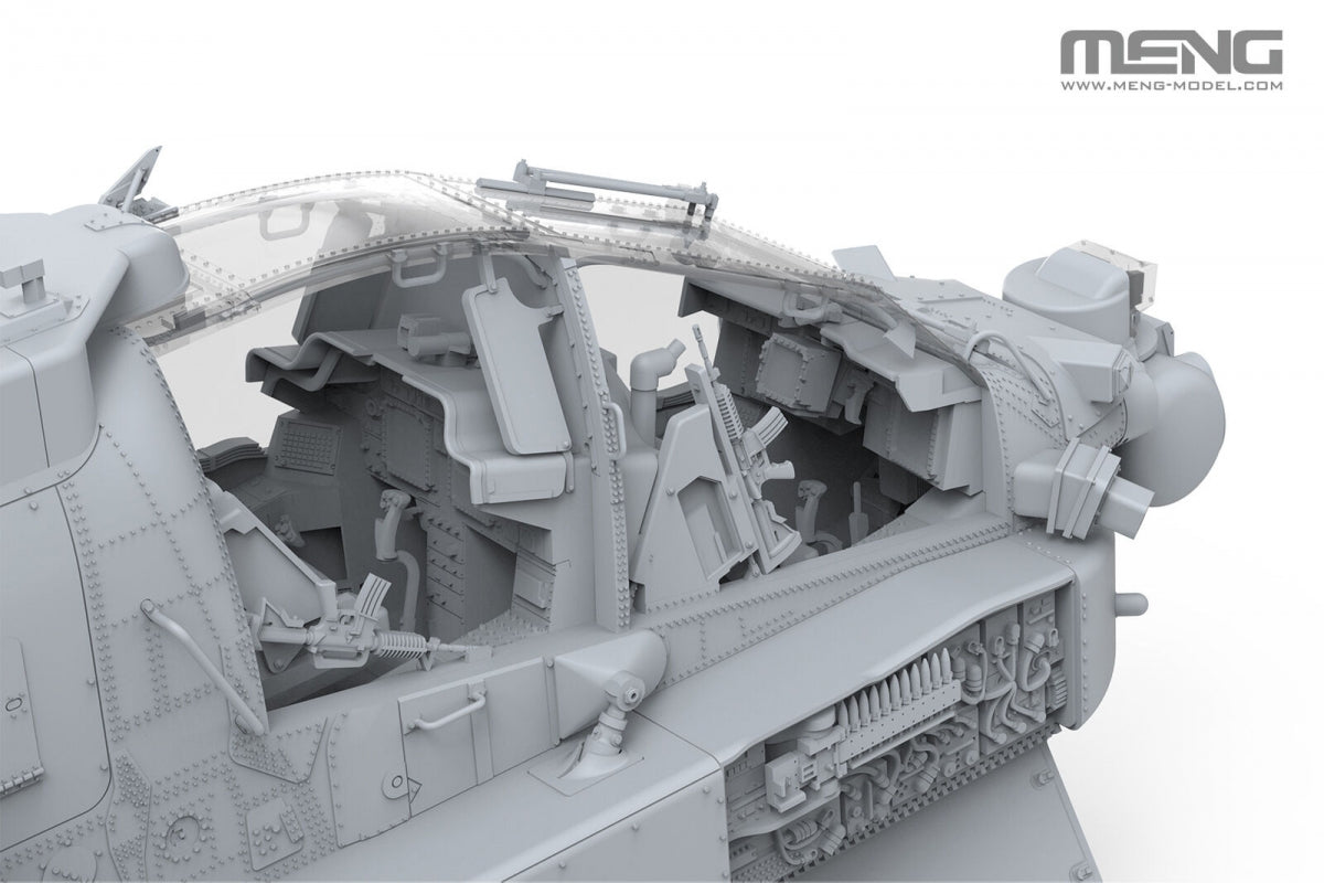 Meng Model QS-005 AH-64 D Saraf - Hélicoptère d&amp;#39;attaque lourd (Force aérienne israélienne) 1/35 – image 4