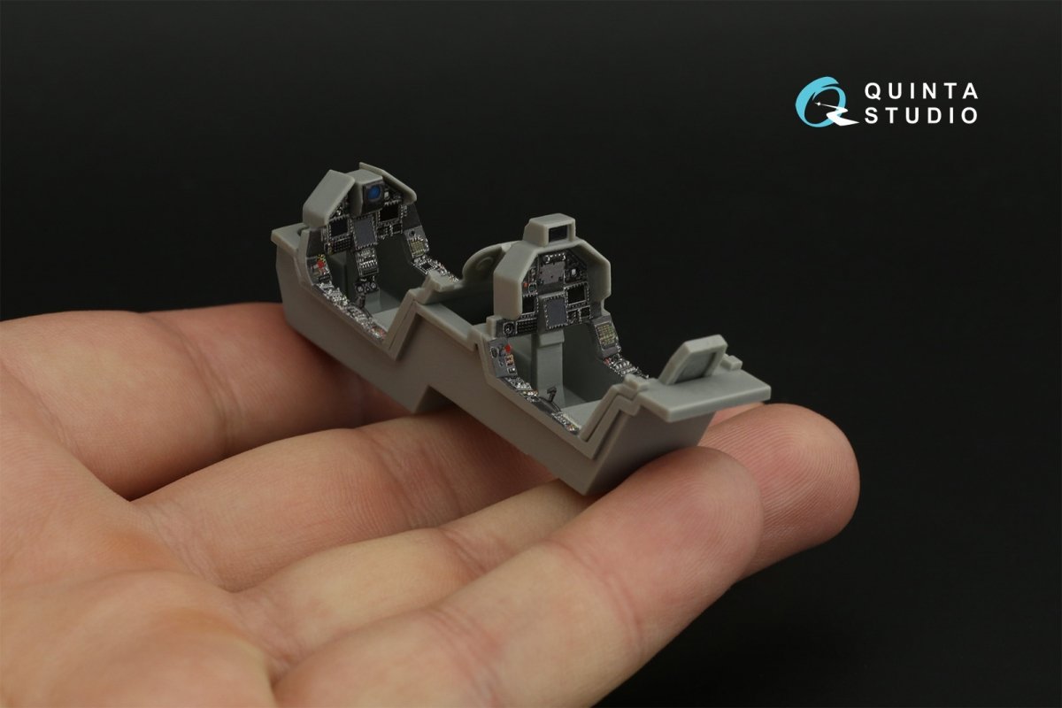 Intérieur imprimé en 3D et coloré sur papier décalcomanie Quinta Studio QDS-48118 Mirage 2000-5B (Kinetic) (Petite version) 1/48 – image 4