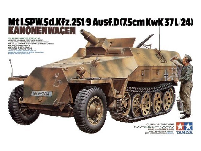 Tamiya 35147 allemand Sd.Kfz. 251/9 Ausf.D Kanonenwagen (1/35)