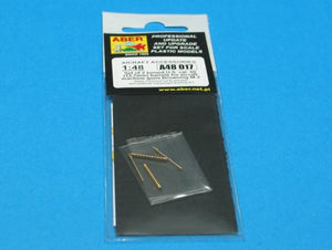 Aber A48 017 Jeu de 2 canons standard de calibre .50 (12,7 mm) pour mitrailleuses d&amp;#39;avion américaines Browning M2 (1/48) – Bild 4