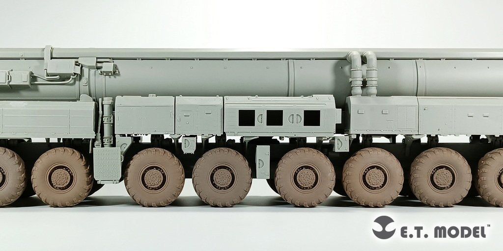 ET Modèle P35-114 15U175 TEL du complexe de missiles balistiques intercontinentaux RS-12M1 Topol-M, roues affaissées pour kit TRUMPETER 1/35 – imagen 6