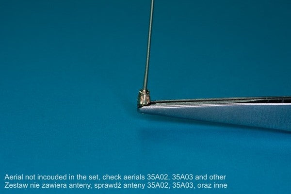 Embase d&amp;#39;antenne allemande RB modèle 35A15 utilisée sur les chars pendant la Seconde Guerre mondiale, échelle 1/35