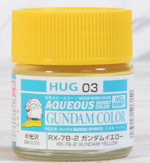 Gunze Sangyo HUG-03 Mr.Hobby RX-78-2 Gundam Jaune (Semi-brillant)