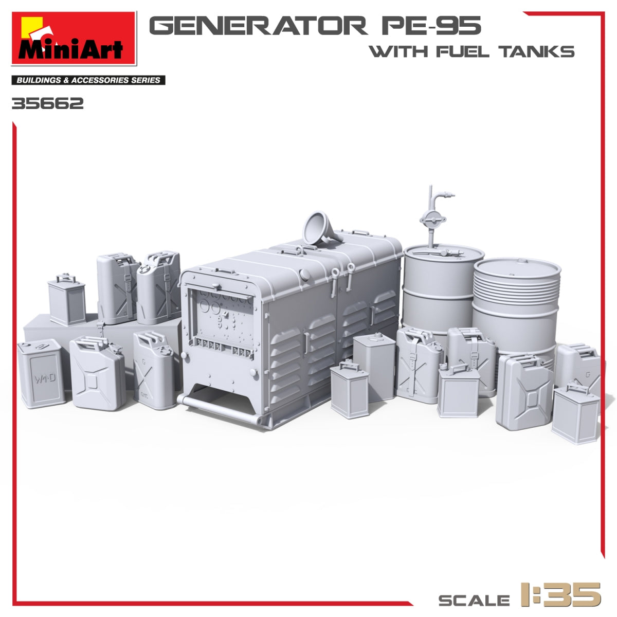 MiniArt 35662 Générateur PE-95 avec réservoirs de carburant 1/35 – Bild 2