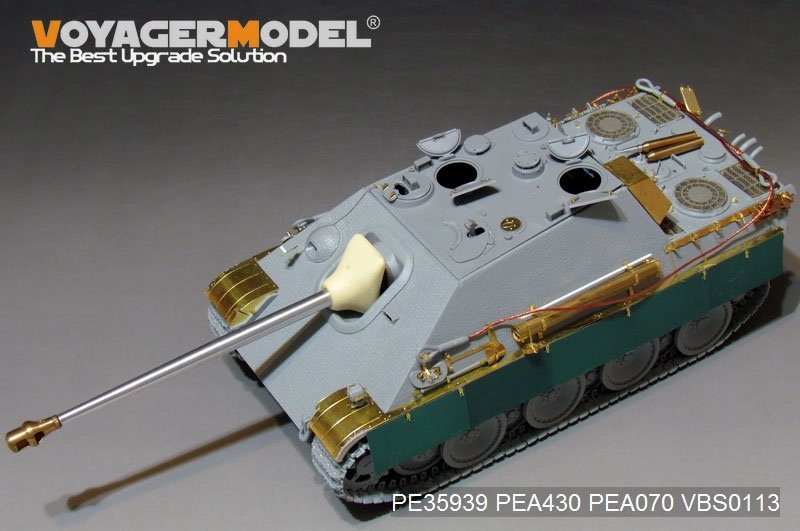 Kit de mise à niveau de base Voyager Model PE35939 Jagdpanther G1 de la Seconde Guerre mondiale pour TAKOM 2106 au 1/35 – image 12