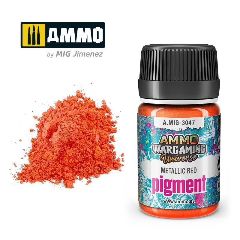 AMMO par Mig Jimenez 3047 Pigment Rouge Métallique 35ml