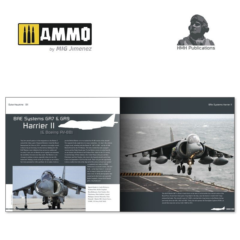 HMH Publications DH-011 BAE Systems Harrier II &amp; Boeing AV-8B Harrier II (Plus) (English VErsion)