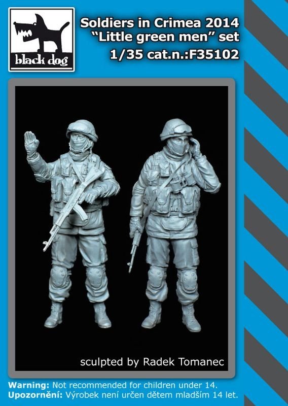 Coffret Black Dog F35102 Soldat en Crimée, échelle 1/35