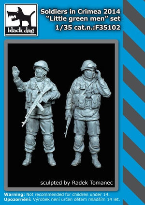 Coffret Black Dog F35102 Soldat en Crimée, échelle 1/35