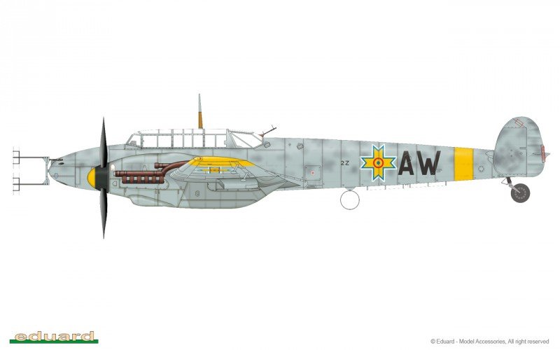 Eduard 84145 Bf 110F Nachtjager 1/48 – imagen 2