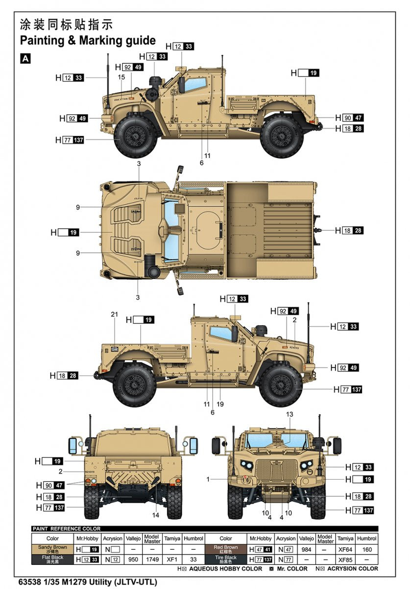 J&amp;#39;adore le kit 63538 M1279 Utility (JLTV-UTL) au 1/35 – Bild 4