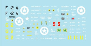 Star Decals 72-A1035 US M5A1 Stuart. Échelle 1/72 – image 3