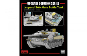 Maquette Rye Field 2035 Leopard 2A6 Char de combat principal SÉRIE DE SOLUTIONS DE MISE À NIVEAU 1/35